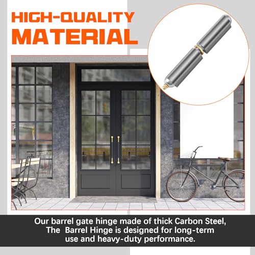 Zonon 5 Pcs 6 Inch BBQ Smoker Bullet Weld on Bullet Hinge Carbon Steel Weldable Barrel Hinges Heavy Duty for Swing Door Trailer Ramp - color: Zerk, size: 6 Inch