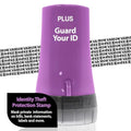 Guard Your ID Identity Theft Protection Roller Stamp for Mail & Documents - color: Purple, size: Standard