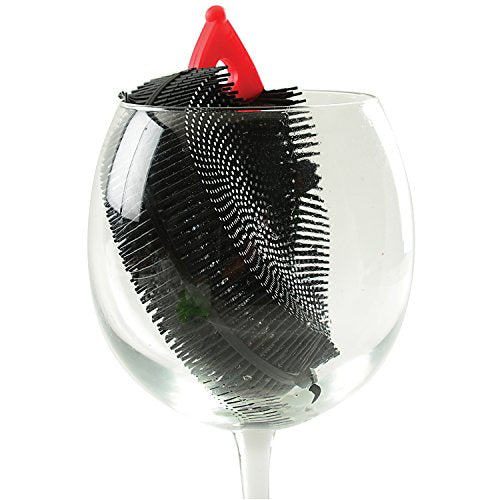 Norpro Hedgehog Silicone Dish Brush - color: Black (Hedgehog)