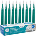 MED PRIDE Disposable Surgical Scalpels, Sterile, #11 Steel Blade, 10-Pack - style: #11