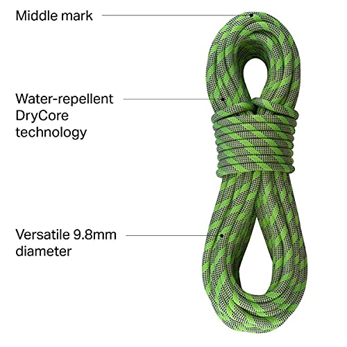 Sterling VR9 9.8mm Dynamic Climbing Rope - color: Green, size: 50m