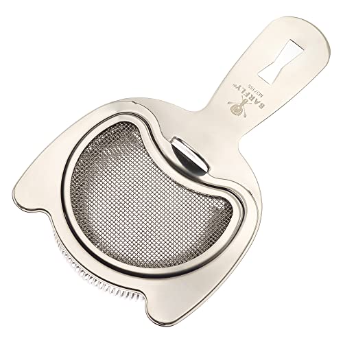 Barfly Fine Mesh Spring Strainer, Stainless Steel - color: Stainless Steel