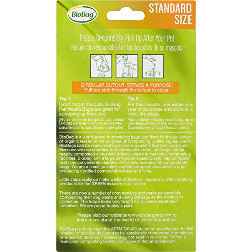 BioBag Compostable Pet Waste Bags, Standard Size, 50 Count (187105-4) (Pack of 4) - color: Blue, size: 50 Count (Pack of 4)