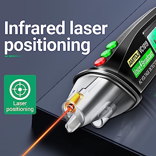 ANENG Multimeter Tester,Non Contact Voltage Tester,Amp Ohm Volt Meter,Voice Broadcast Voltage Tester Pen,Measures Current, AC/DC Voltage,Capacitance, Resistance, Continuity Diodes Electrical Tools