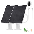 Solar Panel Charger Compatible with Arlo Pro 6/6 XL, 6V 5W Solar Panel for Arlo Pro Security Camera 2K HDR (6th Gen, 2025 Release), IP65 Weatherproof, USB-C Plug, 9.8ft Cable Secure Wall Mount, 2 Pack - size: for Arlo Pro 6-2 Pack