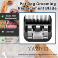 3 Packs 30# Detachable Dog Grooming Steel Blades,Compatible with Andis,Oster A5,Wahl KM-10 Series,Cut Length 1/50" 0.5MM （Black） - size: 30-0.5mm 3 Pack
