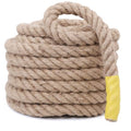 Jute Rope,1 1/2inch x 100 Ft Natural Twisted Manila Heavy Duty Hemp Ropes for Crafts,Swing for Tree,Gardening, Bundling, Hammock, Nautical, Tug of War, Railings, Home Decorating - size: 1 1/2 inch x 100 FT