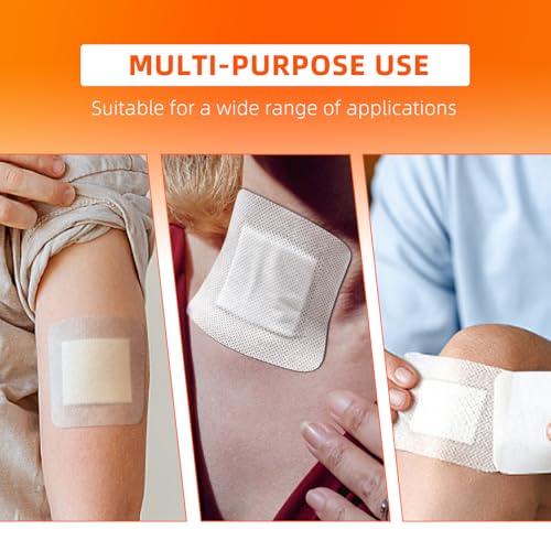 Carbou Island Dressing 4"x4" 30ct Sterile Bordered Gauze Pads Wound Care | Sterile Individually Wrapped packs,Highly Absorbent Adhesive Dressing Pad,Bordered Gauze With Adhesive Border,Island Bandages - size: 4‘’x4''