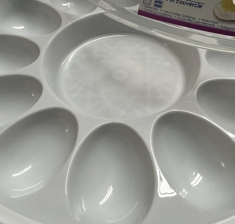 Sure Fresh Deviled Egg Carriers with Lids, 10.375x3.5 in.