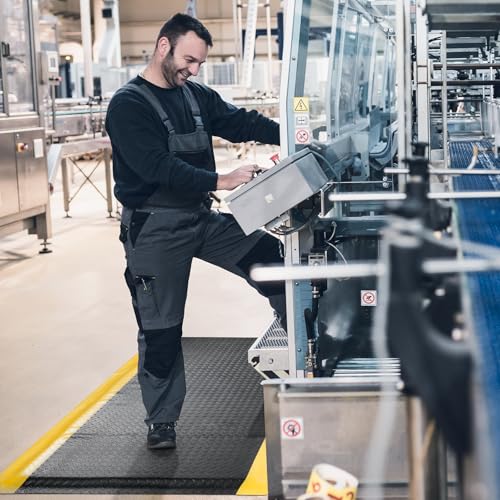 Anti Fatigue Mat 2x5 Ft 15/16" Thick Soft Sponge Ergonomic Mat | Stable Comfort Endurance Floor Mat Layered Support Rugged Diamond Relief Steady Standing Mat for Farm Grooming Salon - size: 59.9"L x 23.6"W x 0.9"Th