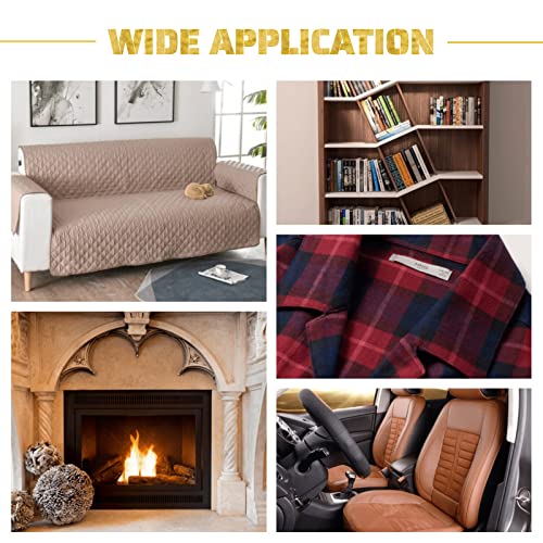 2 Pieces Dust Brush Hand Broom Wooden Bench Brushes with Soft Bristles Counter Brush with Long Wood Handle Household Cleaning Brush for Sofa Bed Fireplace Car - color: Brown