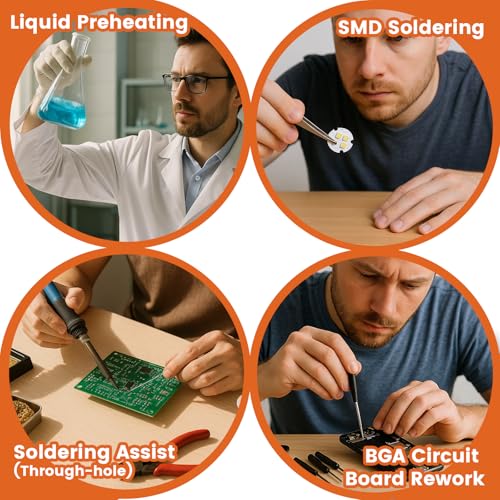 946D IV Mini Soldering Hot Plate 180W 100X50mm with Aluminum Soldering Board Preheater for SMD Hot Air Reflow