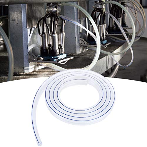 Cow Milking Machine Portable Milking Machine Accessory G1/8 3 Meter Milking Machine Hose Transparent Milker Tube Pipe Milking Supplies Tool for Cows