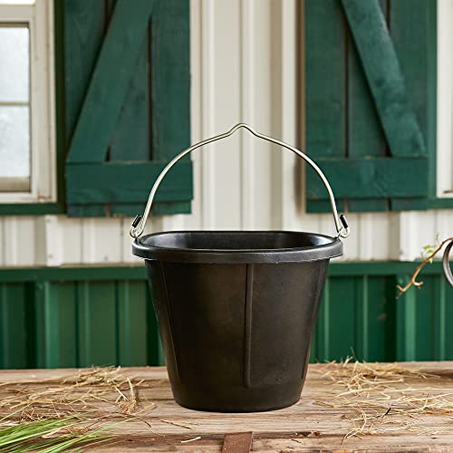 Farm Innovators FB-15R 4.5 Gallon Rubber 90 Watt Heated Bucket w/Built in Thermostat to Resist Cold (3 Pack) - color: 4.5 Gallon, size: 3 Pack