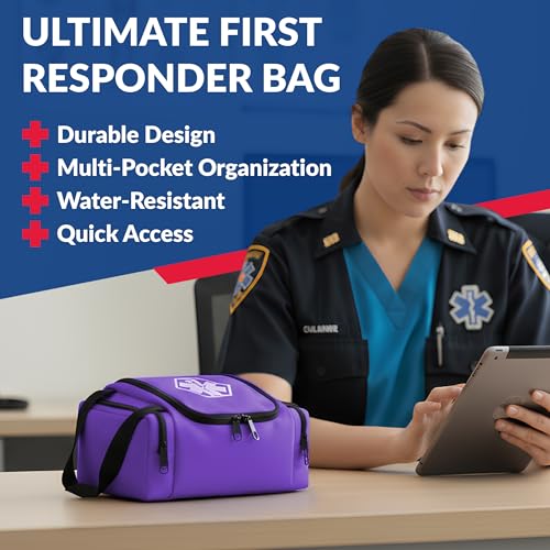Dixigear Empty First Responder II Bag 10.5" x 5" x 8" – Purple - color: Purple