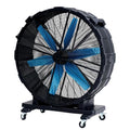Albott 42 Inch Industrial Drum Fan, 17,660 CFM High Velocity Floor Fan | 750W Heavy Duty Plastic Blower with Wheels and 3 Speeds for Garage, Workshop, Warehouse, Factory, and Basement - size: 42 Inch