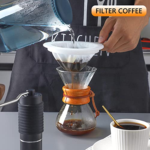 Kitchen Ultra-Fine Nylon Mesh Strainer 5.51 Inch (400 mesh) | Plastic Sieve Fine Mesh with Handle, Kitchen Tool, For Soy Milk, Coffee, Milk, Yogurt, Juice, Tea Leaf Filter, Honey, Wine - size: 400 mesh