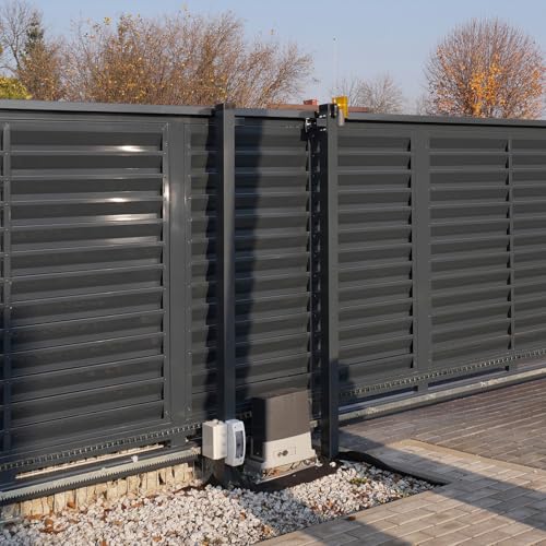 Tandefio #41 30 ft Roller Chain for Gate Openers Carbon Steel Operator Chain with 2 Connecting Links for Extension Replacement Electric Automatic Sliding Gate Opener Garage Hanger Door Karts Bike - size: 30 ft, style: #41