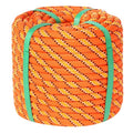 Arborist Rigging Rope - 1/2" x 150ft 48 Strand Braid Bull Rope (9,000 lbs MBS) for Tree Removal, Limb Lowering - Static Line Hoisting Utility Rope (Orange) - size: 1/2in*150ft