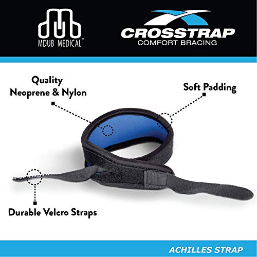 Calf & Shin Supports, Shin Splint Brace | Adjustable Neoprene Shin Splint & Leg Compression Support Strap | for Strains, Injuries, Pain - size: Large (1 Strap)