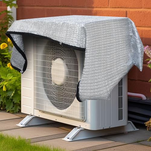 80% Silver Shade Cloth for Garden,Pergola,Greenhouse,Chicken Coop,Kennels,Shade Cloth with Grommets,Simple Hanging Covers - size: 6.5ft×6.5ft