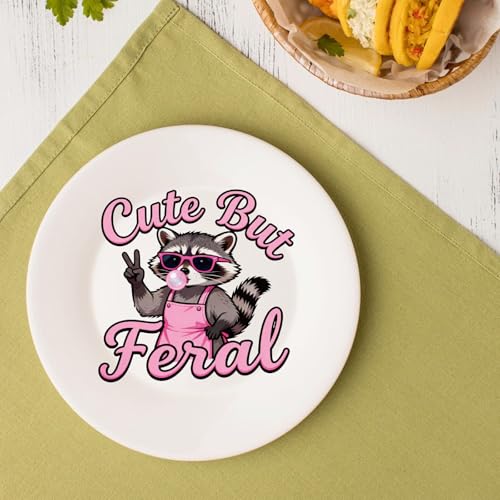 GLOBLELAND 18 Sheets Funny Raccoon Transfer Stickers 3.9x3.6inch Cute Feral Raccoon Transfer Decal Daily Raccoon Rub on Transfer for Furniture Vase Glass Art Crafts Decorations - style: Raccoon
