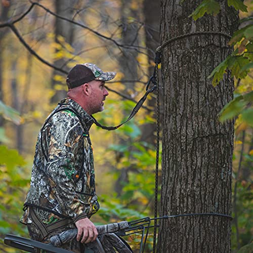 Hunter Safety System Rope Style Treestrap: 9' Hunting Safety Strap with Prussik Knot for Climbing & Treestand Security - style: 1-Pack