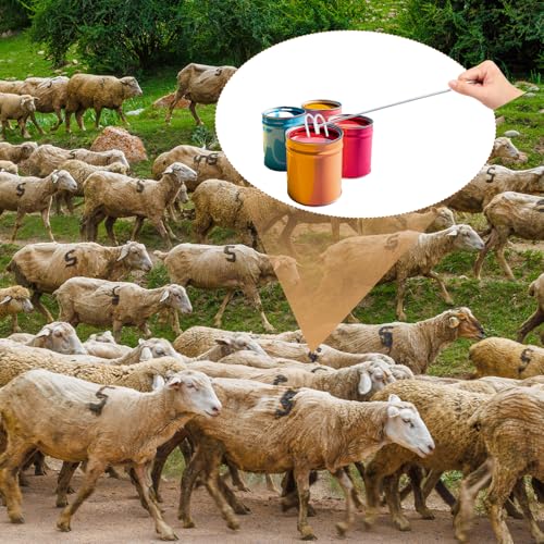 Shimeyao Paint Branding Irons for Livestock Marker Pig Cattle Cow Sheep Numbers 0-8 for Livestock Marking Accessories Lab Research