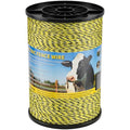 Electric Fence Wire 3500Ft 1067M- 9 Stainless Steel Strands Polywire for Reliable Conductivity - Electric Fence Poly Wire for Portable Livestock Fencing - size: 3500 Feet/1067 Meters(9 Stainless Steel)