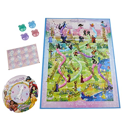 Hasbro Gaming Chutes and Ladders: Disney Princess Edition Board Game