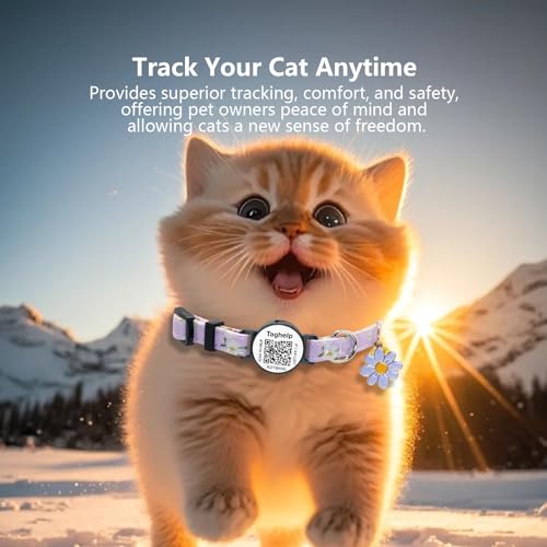 QR Code Breakaway Cat Collar 2-Pack, Safety Collar with Online Pet ID Profile, Flower Bell Collars for Lost Cat Prevention,Ideal for Girl Cats Boy Cats(Yellow&Green) - color: Pastoral style - Yellow & Green