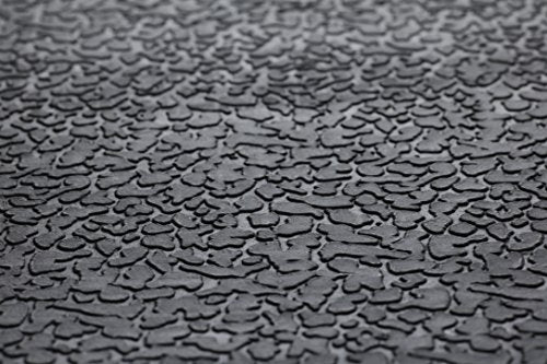 Guardian Clean Step Scraper Heavy-Duty Outdoor Rubber Floor Mat, 3ft x 10ft, Black, Scrapes Shoes Clean of Dirt, Snow, and Grime - size: 120"L x 36"W x 0.2"Th
