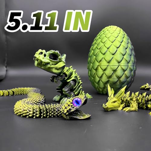 5 Pcs，12" 3D Printed Dragon Eggs,Dinosaur Egg,Crystal Dragon Toys,Snake Eggs, Animals,Fidget Toy,Desk Executive Toy，Easter Eggs Basket Stuffers,Toys for Boys Kids Teen 5-7 4-6 8-12 - color: Pp-07