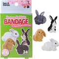 BioSwiss Bandages, Bunny Rabbits Shaped Self Adhesive Bandage Set, Latex Free, Sterile Wound Care, 24 Count - size: 24-Count Box, style: Bunny Rabbits