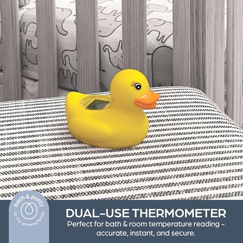 Dreambaby Duck Baby Bath Thermometer – Instant Results, Digital Water & Room Temp Reader – Fun Floating Toy for Newborns | Instant Digital Water & Room Temperature - Fun Floating Duck Toy - Helps Monitor Bath Water Temperature - color: Duck