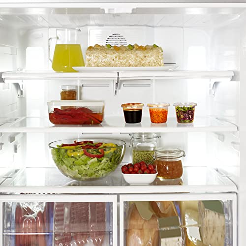[5.5 OZ, 100 Sets] Clear Disposable Plastic Portion Cups with Leakproof Lids | Jello Shot Condiment and Dipping Sauce Cups | Souffle Cups | BPA Free | Recyclable - style: 5.5 OZ