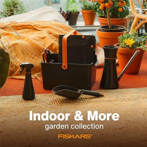 Fiskars Garden Tool Caddy, Portable Storage Organizer for Indoor Gardening | Locking Handle, Removable Bin (Wall-Mountable) for Snips & Pruning Shears, Durable Recycled Resin Carrier, Cabinet-Sized - style: Tool Caddy