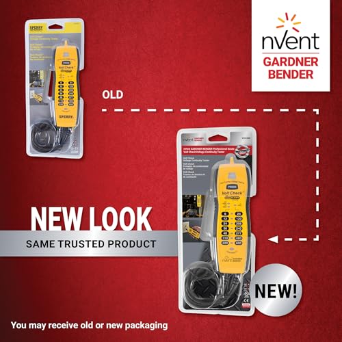 Sperry Instruments VC61000 Volt Check Voltage & Continuity Tester, Black & Yellow | Heavy-Duty Smart Meter with Circuit Alert Non-Contact Detection, Black & Yellow (Formerly: Sperry Instruments)