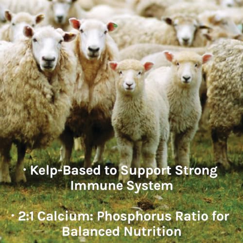 New Country Organics | Healthy Sheep Kelp Based Minerals for Sheep | Certified Organic and Non-GMO | 40 lbs