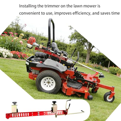 ZTR-TR Zero Turn Mower Trimmer Holder Fit for 1"-2" Roll Bars Adjustable Quick Clamp Locking System