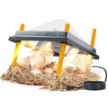 Rural365 Chick Heating Plate and Brooder Plate Cover - 10 Inch Brooder Heat Plate for Chicks with Adjustable Height