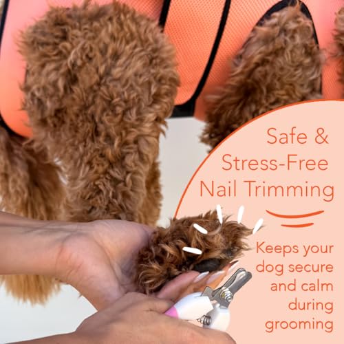 Haminway Pet Grooming Hammock – Large Dog Grooming Sling for Nail Trimming, Bathing & Ear/Eye Care – Pink - color: Pink