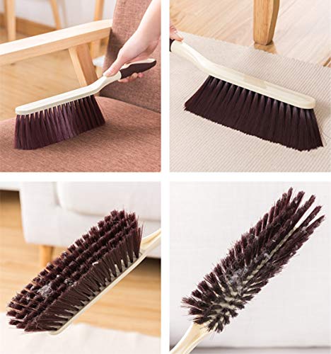 Counter Duster Bed Sheets Debris Cleaning Brush Soft Bristle Clothes Desk Sofa Duster Small Particles Hair Remover - color: B