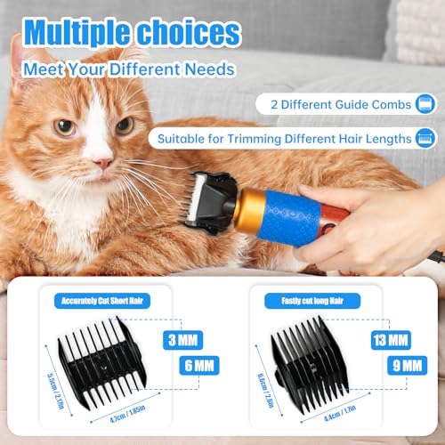 200W Electric Sheep Shears – Professional Animal Clippers with 2 Blades, 10ft Cord, Low-Noise & Safe Design for Sheep, Goats, Alpacas, Horses, Dogs, and Rabbits