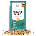 Scratch Grain for Chickens & Wildlife, 40lb, Made in USA | Natural Whole Grains, Supports Foraging & Energy, Encourages Pecking & Activity, Ideal for Mixed Poultry Flock - size: 40lb (Pack of 1), style: Scratch Grain