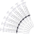 20ml Syringe Without Needle, Syringe for Liquid, Scientific Labs, Measurement, Disposable Individual Package, Pack of 12 - size: 20ml