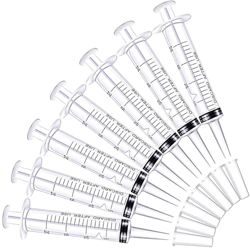 20ml Syringe Without Needle, Syringe for Liquid, Scientific Labs, Measurement, Disposable Individual Package, Pack of 12 - size: 20ml