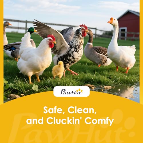 PawHut Large Chicken Coop w/ 420D Waterproof Anti-UV Cover 39' x 10' x 6.4' | Metal Chicken Run, Spire Shaped Walk In Fence Cage Hen House, Outdoor Yard Farm Use, 1" Tube Diameter - size: 472.4"L x 118.1"W x 76.8"H