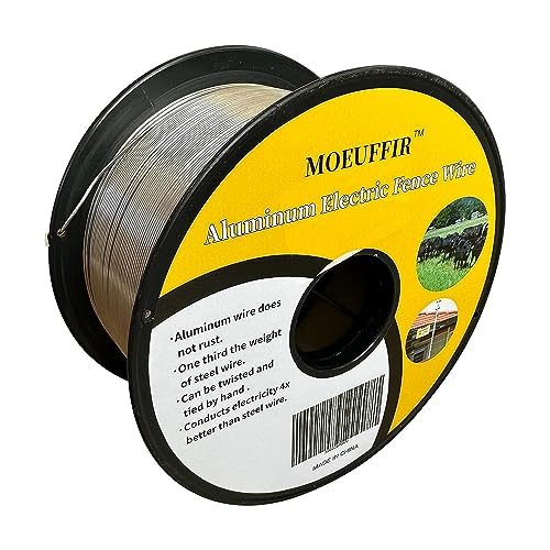 1312 ft(400m) 14 Gauge (2.0mm) Aluminum Electric Fence Wire for Garden Fence, Electric Fence - color: 1312 ft 14 Gauge (2.0mm)