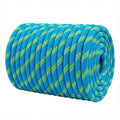 1/2 Inch Arborist Rigging Rope (100 Ft) - ASTM F2116 Certified (9,000 lbs MBS / 900 lbs SWL) - Static Polyester Bull Rope for Tree Climbing, Nautical Rigging & Swings (Blue) - size: 1/2IN x 100 FT, style: Blue Fluorescent Green